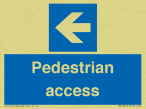 Pedestrian access